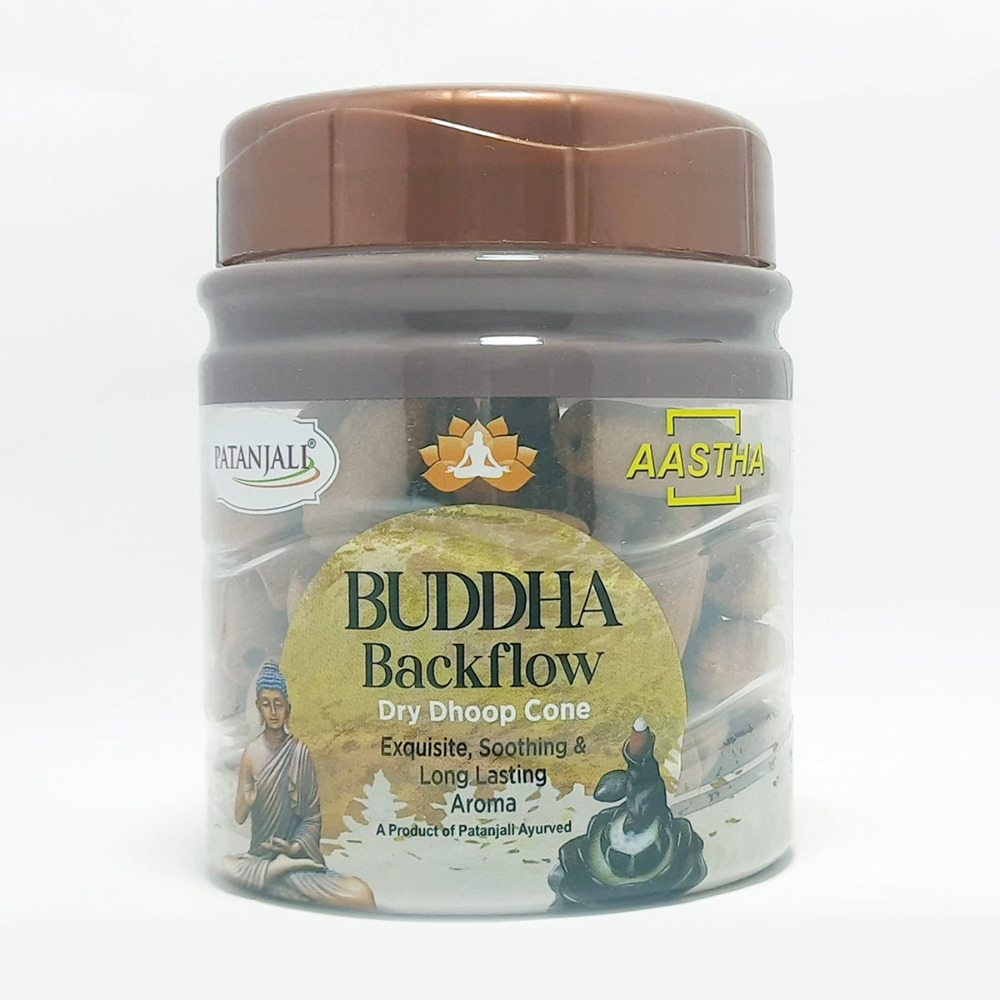 Patanjali Aastha Buddha Backflow Dry Dhoop Cone 160gm
