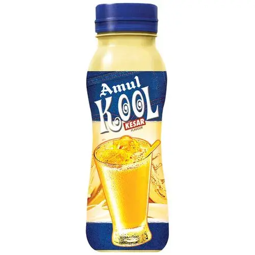 Amul Kool Milk-Kesar Flavour, 180 ml