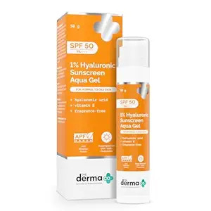 Derma SPF 50 PA 1% Hyaluronic Sunscreen Aqua Gel 50gm