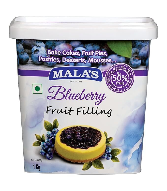 Malas blueberry fruit filling 1kg