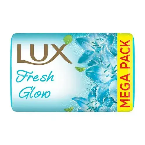 Lux Fresh Glow Water Lily & Cooling Mint Soap 100 g (Pack of 4)