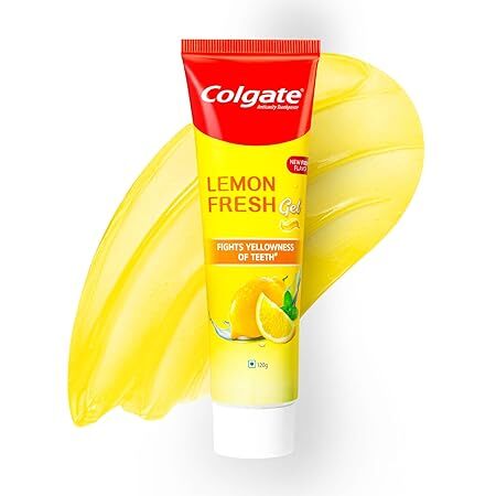 Colgate Lemon Fresh Fights Yellowness Of Teeth, 120G