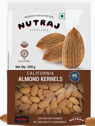 Nutraj California Almond Kernels 500gm