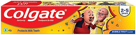 Colgate Bubble Fruit Flavor Anticavity Toothpaste For Kids 40g