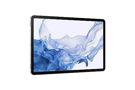 Samsung Galaxy Tab S8+ 31.49 cm (12.4 inch) sAMOLED Display, RAM 8 GB, ROM 128 GB Expandable, S Pen in-Box, Wi-Fi+ 5G Tablet, Silver