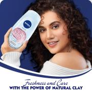 Nivea Women Body Wash, Clay Fresh Hibiscus & Grapefruit Shower Gel, For Deep Cleansing & Velvety Soft Skin, 250ml