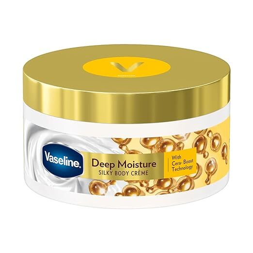 Vaseline Deep Moisture Silky Body Cream 180 g