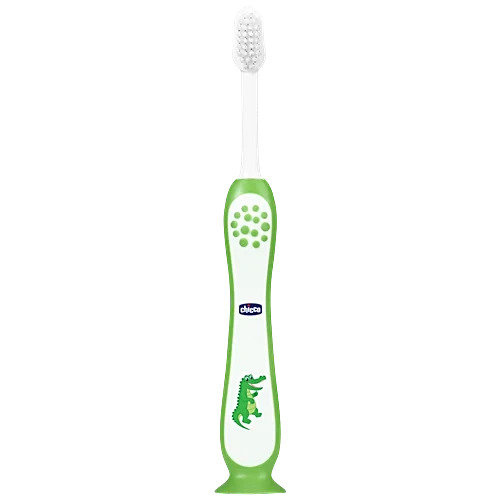 Chicco Kids Toothbrush- 3Y-8Y Green, 1 pc