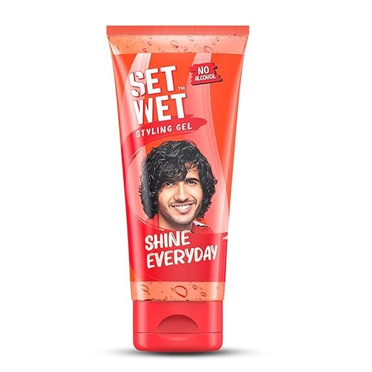 Set Wet Hair Gel for Men Wet Look | Light Hold High Shine | No Alcohol No Sulphate 50 ml