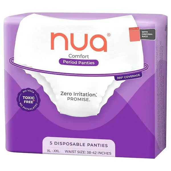 Nua Comfort Period Panties (XL-XXL) | Pack of 5