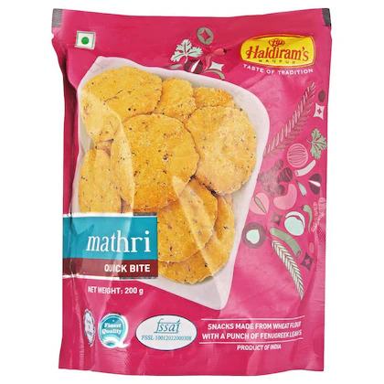 BULK DEAL- Haldirams Mathri, 200 gm (Pack of 10)