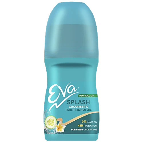 Eva Splash Cucumber & Tahiti Monoi Oil Deo Roll On, 25ml