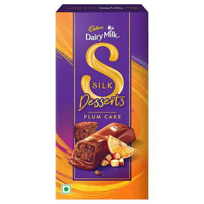 Cadbury Dairy Milk Silk Desserts Plum Cake, 70G