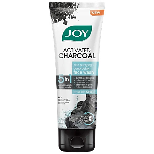 Joy Activated Charcoal Face Wash 5 IN 1 100ml