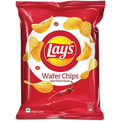 Lays Wafer Chips Red Chilli Flavour, 53g