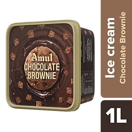 Amul Chocolate Brownie Ice Cream 1L