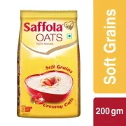 Saffola Oats - 100% Natural With High Protein & Fibre, Healthy Cereals, 200 g