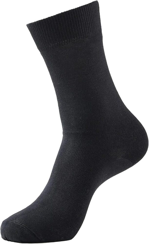 Jockey Elance Crew Length Socks 1 Pair Pack (7192 SASTD BLACK)