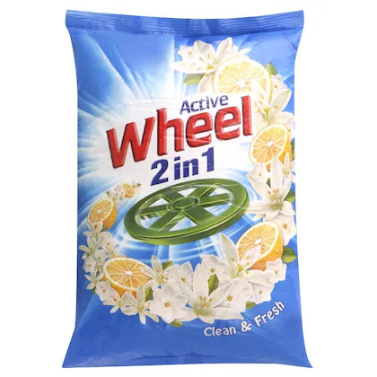 Wheel Active 2 In 1 Detergent Powder 1KG