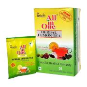 All In One Lemon Tea Premix With Sulphur Less Sugar, 25 Pouches