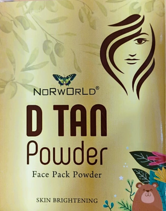 Norworld D Tan Powder Face Pack Powder Skin Brightening 50 gm