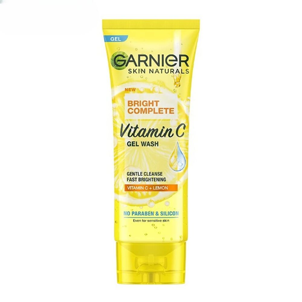Garnier Bright Complete Vitamin C Gel Facewash, 100g