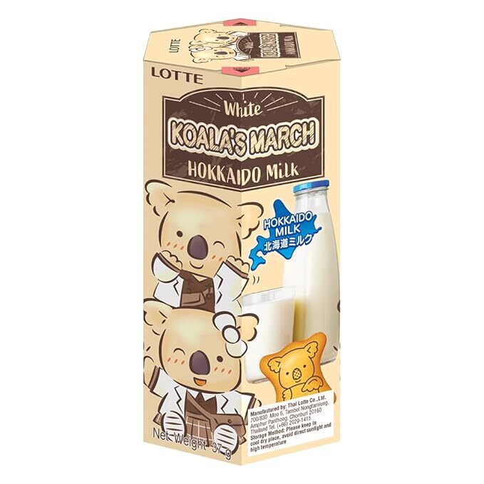 Lotte Koala's March Hokkaido Milk Biscuit Snacks 37 g