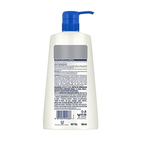 Dove Intense Repair Shampoo, 650 ml