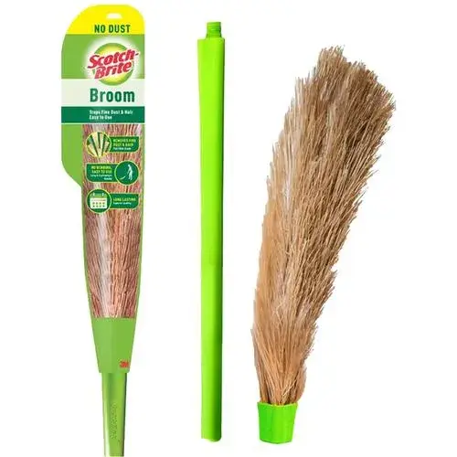 Scotch-Brite Fiber Broom, Pack of 1