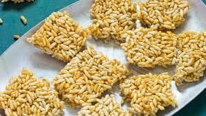 Visakharam Puffed Rice Square Shaped Parmal Gachak, 200g