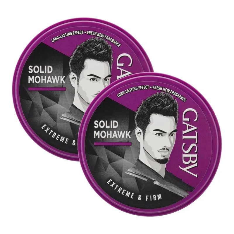 Gatsby Styling Solid Mohawk Extreme & Firm Wax 75GM