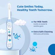 CHICCO TOOTHBRUSH FOR KIDS FOR 6-36 MONTH BABY 1N |SKY BLUE |