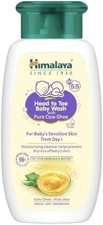 Himalaya Head To Toe Baby Wash With Pure Cow Ghee 100 ml