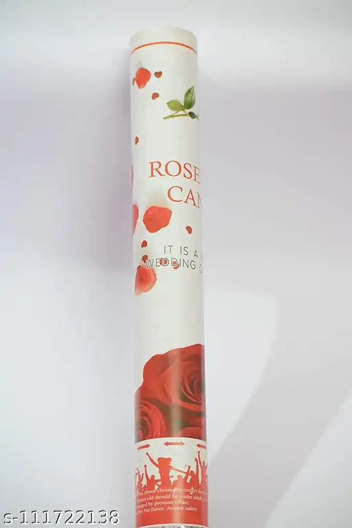 Love And Confetti Red Rosse Petals Party Popper