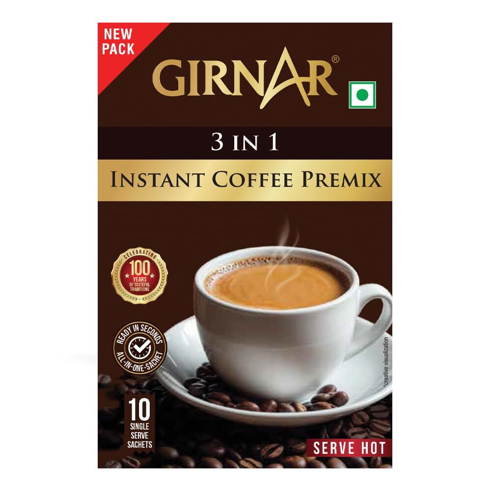 Girnar 3 In 1 Instant Coffee Premix 140GM