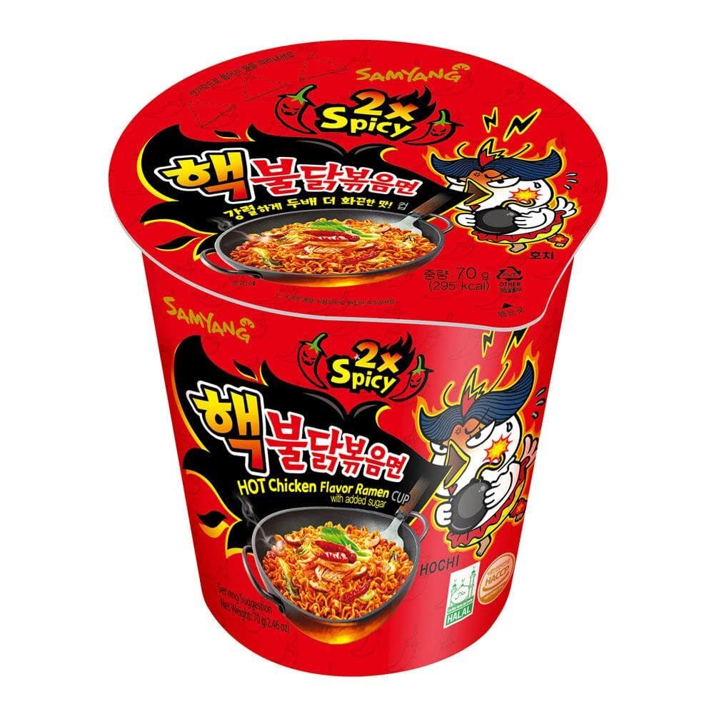 Samyang 2X Spicy Buldak Hot chicken Flavou Ramen Cup 70g
