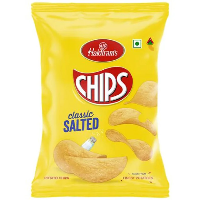 Bulk Deal:- Haldirams Classic Salted Chips, 50 g ( Pack of 10 )