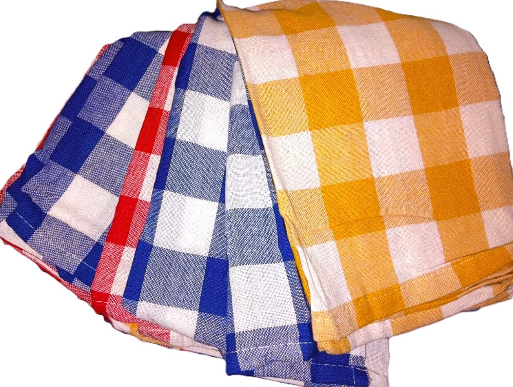 Kitchen Napkin Casa Check X Large Sustainable Recycled Yarn