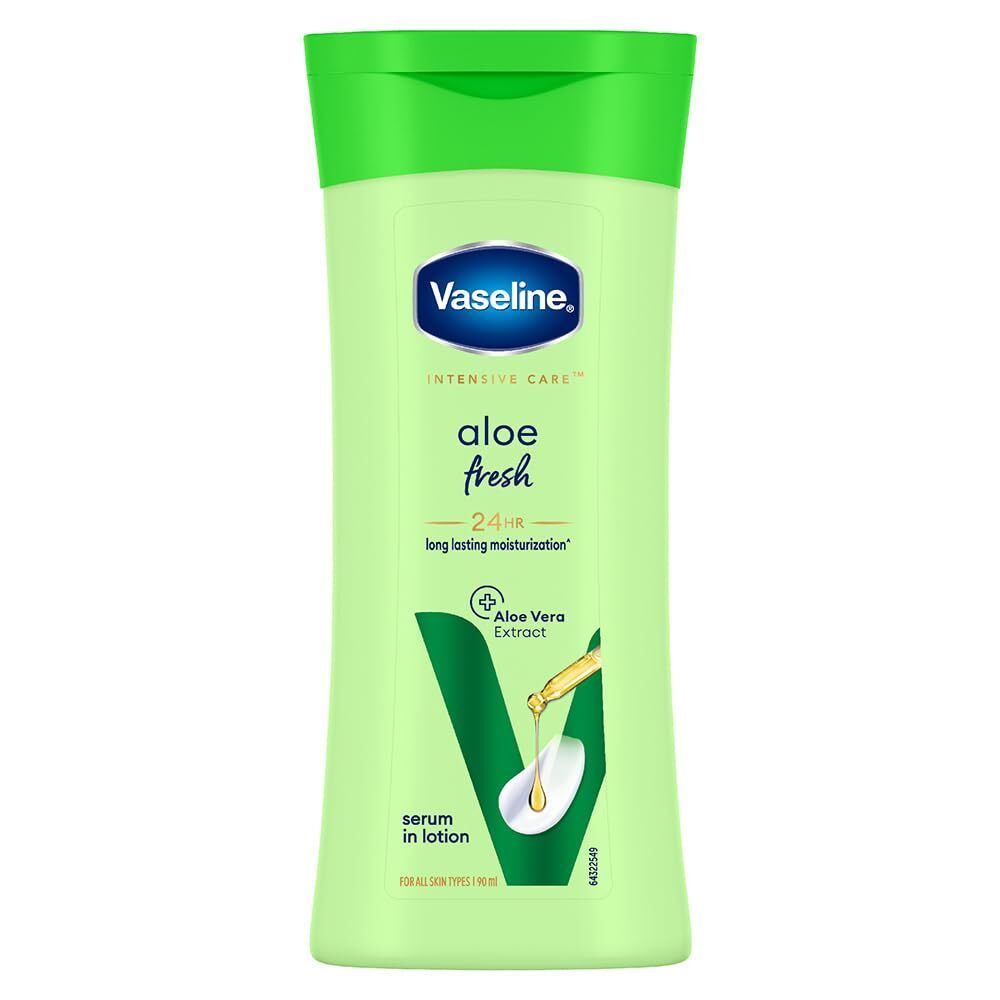 Vaseline Intensive Care Aloe Fresh Long Lasting Moisturization Lotion, 90Ml