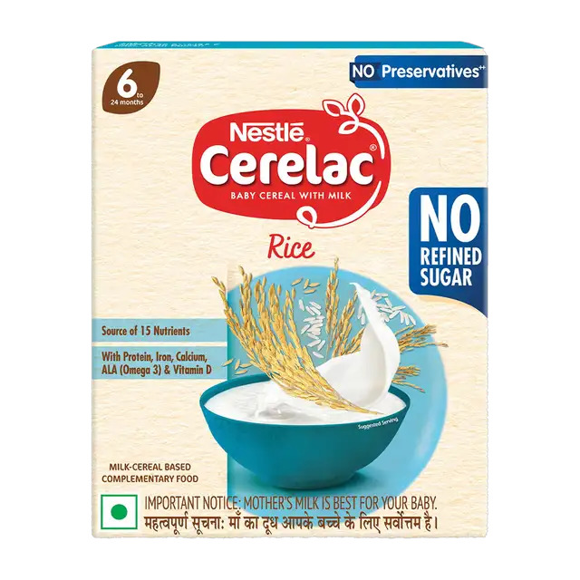 Nestle Cerelac Baby Cereal Rice 6 To 24 Months 300gm