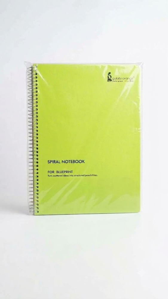 Gulabi Orange Spiral Notebook 1N