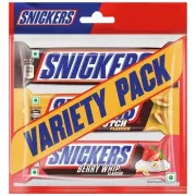 Snickers Chocolate Variety Pack - Assorted, 125 g
