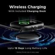 boAt Wave Ultima Max Smart Watch with 1.9" & 2.5D Curved Display, Wireless Charging with Upto 10 Days Battery Life, Multiple Watch Faces, HR & SpO2 Monitoring, 25 Sports Modes, IP68(Pitch Black)