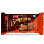 BONN BOURBON CHOCO CREAM BISCUITS, DELICIOUS & CRUNCHY 60g