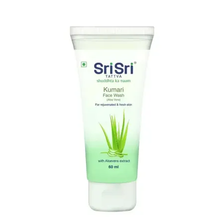 Sri Sri Kumari Face Wash- For Rejuvenated & Fresh Skin, 60 ml