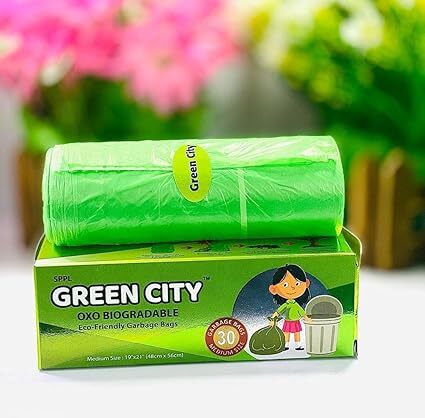 GREEN CITY OXO BIODEGRADABLE BAGS 19*21 MED 30 PCS
