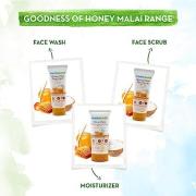 Mamaearth Honey Malai Face Scrub with Honey & Malai for Nourishing Glow - 100 g