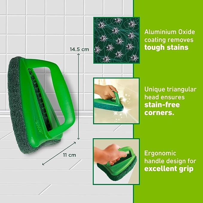 Scotch-Brite Bathroom Scrubber Brush, 1 pack