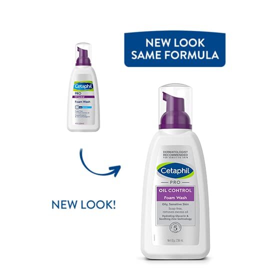 Cetaphil Pro Oil Control Foam Face Wash For Acne & Oily Prone Skin, 236 ml