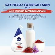 Nivea Milk Delights Saffron Face Wash for Normal Skin 50 ml